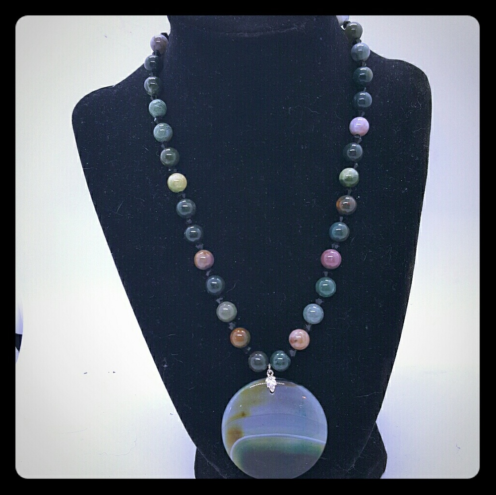 Gemstone necklace